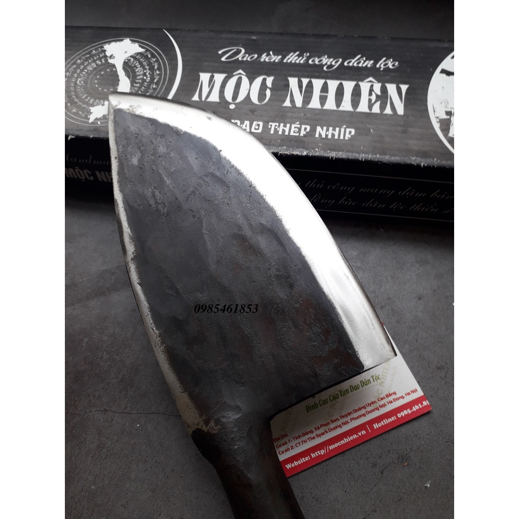 Dao Chặt Siêu Khỏe Rèn Từ Nhíp Xe Ô Tô Đẳng Cấp Master - Mộc Nhiên Phúc Sen