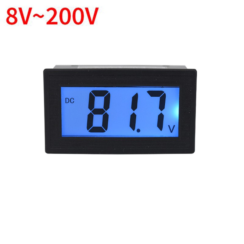 Đồng Hồ Đo Áp DC 8V ~ 200V Hiển Thị LCD