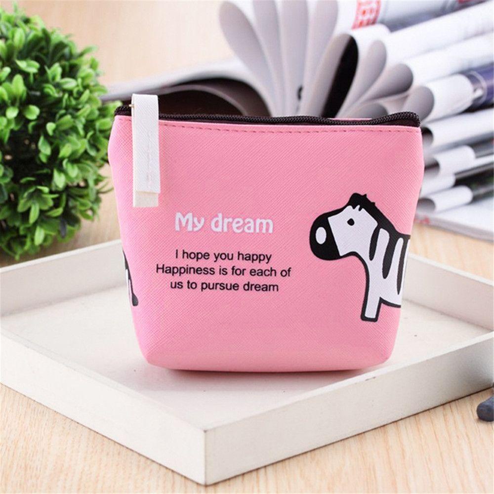 Ví Hoạt Hình Ngựa Vằn / Voi / Ngựa Vằn Dễ Thương Cho Bé