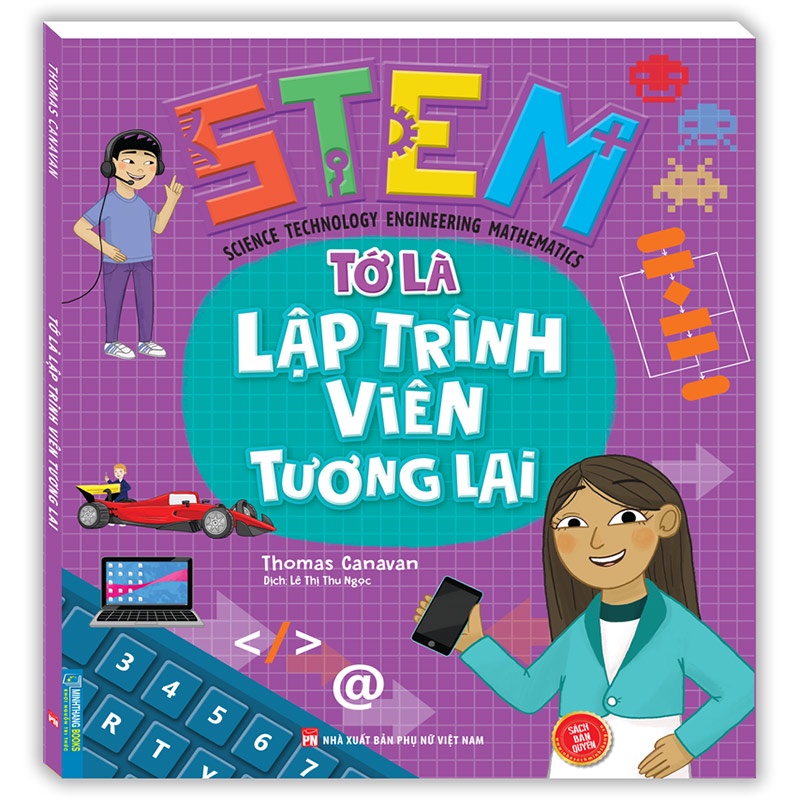 Sách-Combo 2c STEM Tớ là ảo thuật gia toán học và STEM Tớ là lập trình viên tương lai