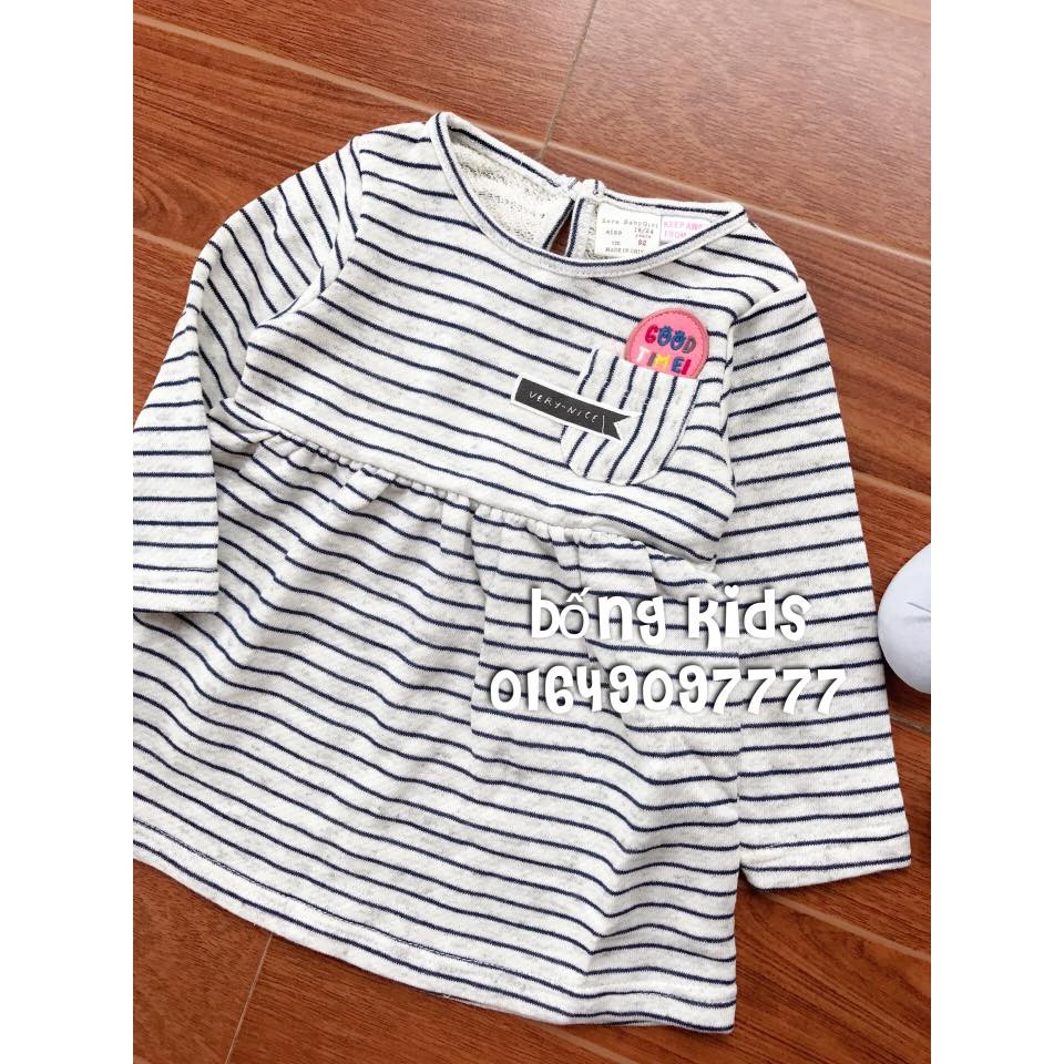 Váy Nỉ Bé Gái Sọc Good Time