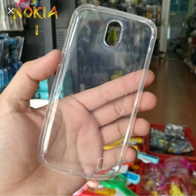Ốp lưng dẻo cho nokia 1 silicon trong suốt (loại tốt)