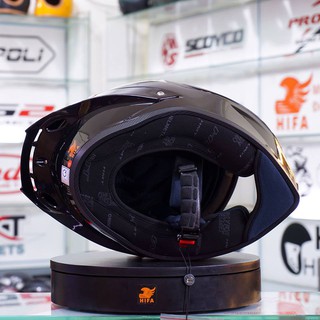 Nón Bảo Hiểm Fullface Tem ROC M137 (2 Kính Kèm Túi Đựng nón)