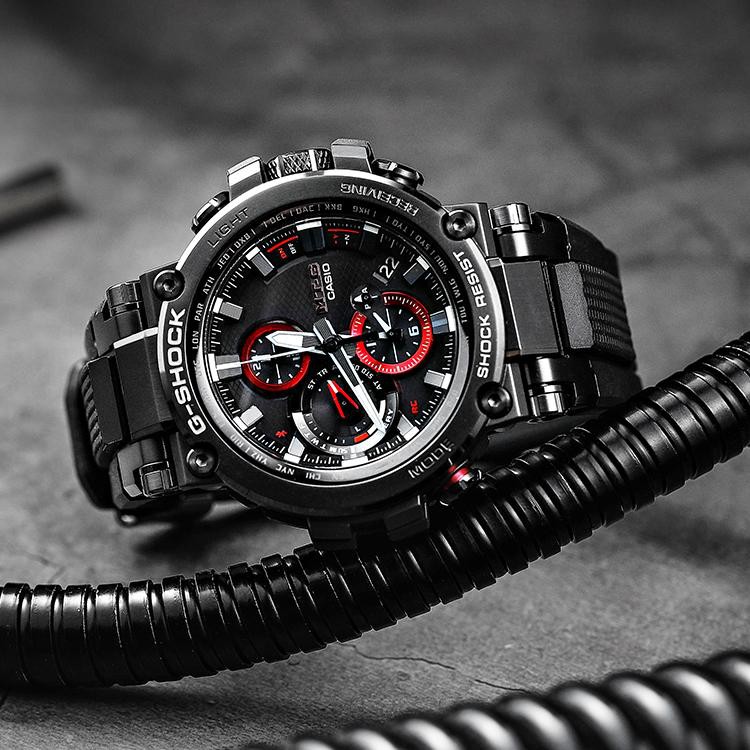 Đồng Hồ Casio Nam Dây Nhựa GSHOCK MTG-B1000B-1ADR Chính Hãng