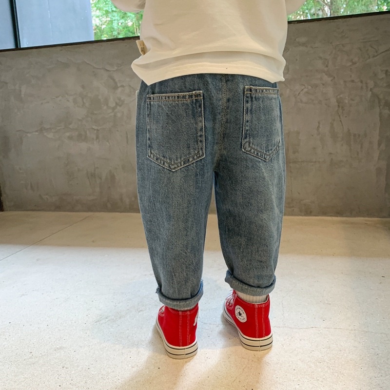 Quần jean Baggy cao cấp bé trai