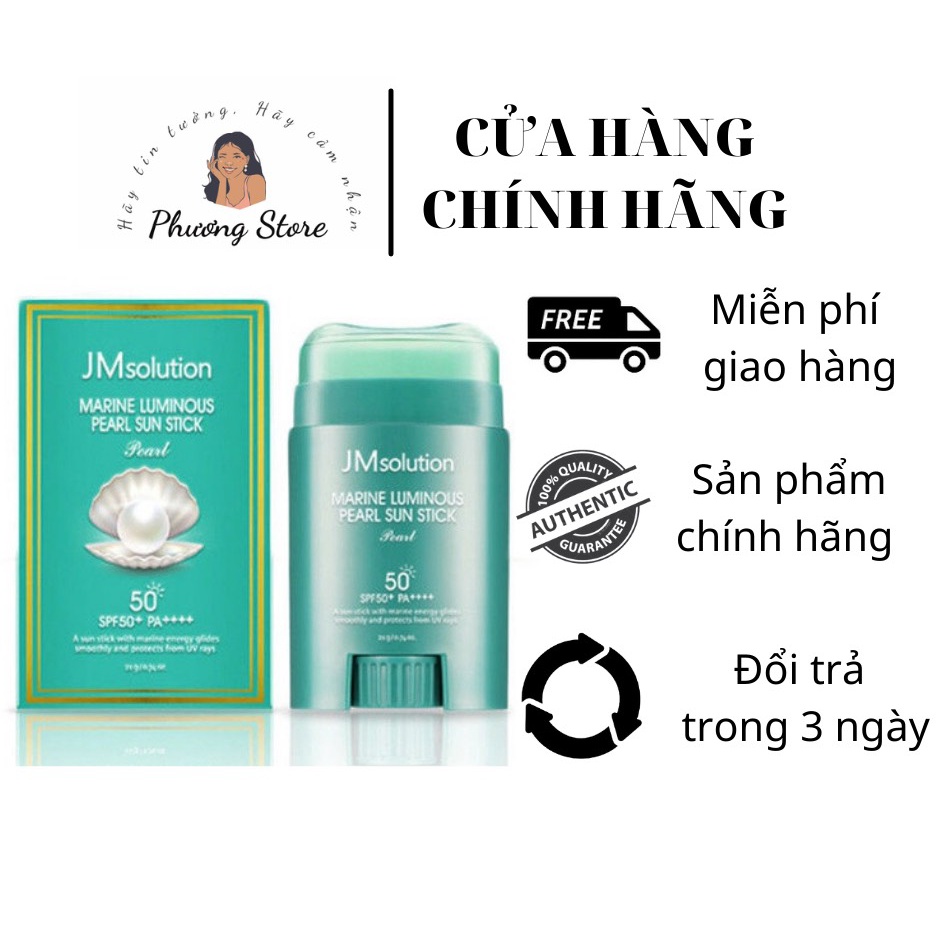 thanh lăn chống nắng JM Solution marne Luminous Peael Sun Stick 20g