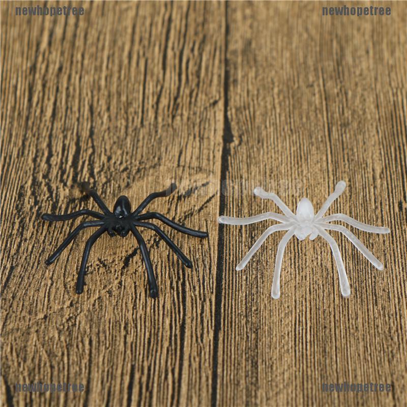 Set 30 NhệN NhựA MàU Đen ĐộC ĐáO Trang Trí Halloween