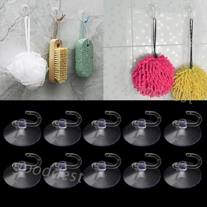 Bộ 10 móc hít tường treo đồ đa năng tiện dụng