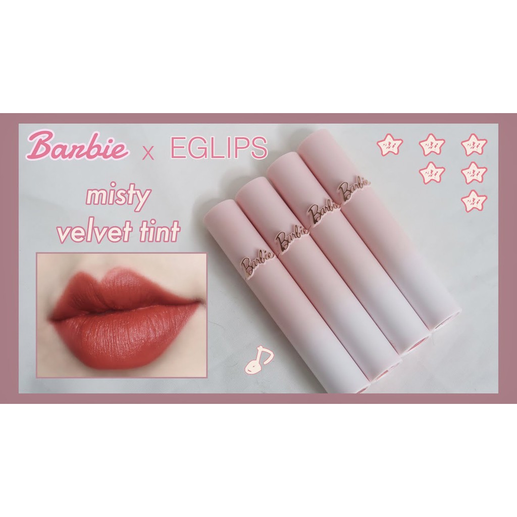(NSX: tháng 02;03/2020) [Phiên bản giới hạn] Son kem Eglips Misty Velvet Tint - Eglips x Barbie Limited Edition 4,3g