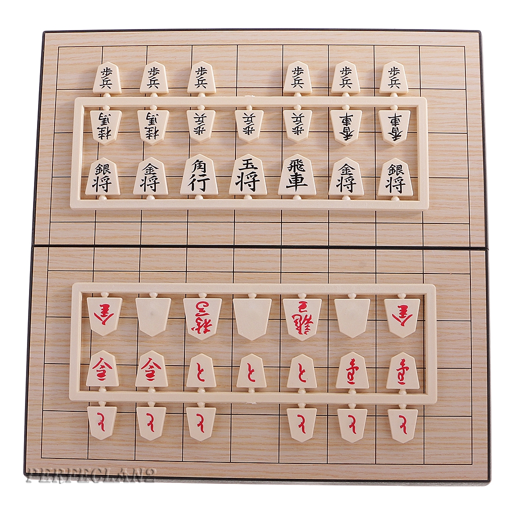 Bộ bàn cờ shogi từ tính phong cách Nhật tiện dụng mang đi