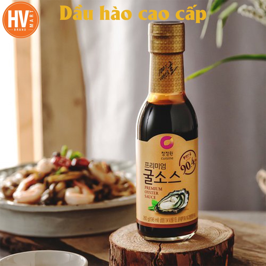 [Siêu Ngon] Dầu Hào Chung Jung One Cao Cấp Hàn Quốc 260g Có Hàm Lượng Hào Tươi Lên Đến 90,4%,