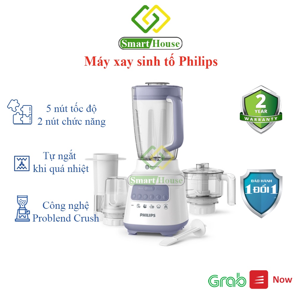 HR2223/00 - Máy xay sinh tố Philips HR2223/00 700 W - Hàng chính hãng - Smart House