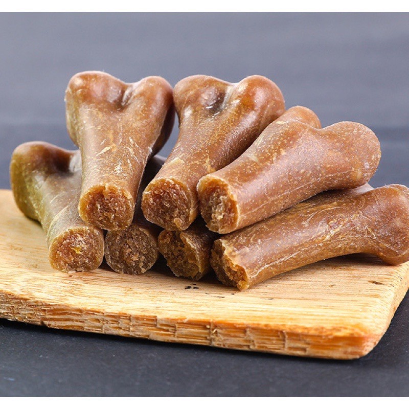 Thức ăn - Xương Gặm cho chó YAHO , giúp sạch răng , thơm miệng , loại bỏ mảng bám ( 3 vị : sữa , bò , gà )