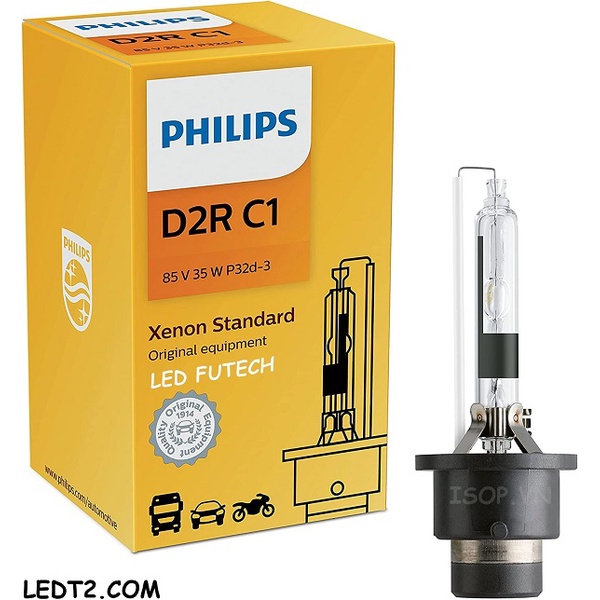 [LEDT2 ISOP] Đèn Xenon Philips D2R, D4R [Bảo hành 3 năm]