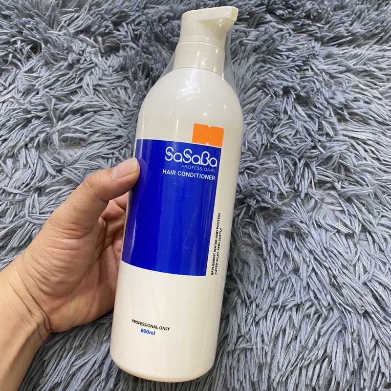 Hấp hoàn hình Sasaba Hair Conditioner 800ml ( chai tròn )