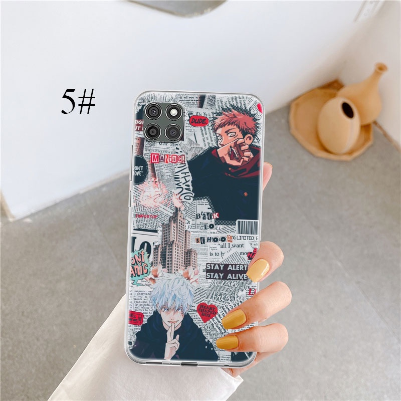 Ốp Điện Thoại Họa Tiết Anime Jujutsu Kaisen Cho Tecno Camon 18 18T 18P 18i Premier Spark 8P 8C POVA NEO POP5 LTE 2 CA11