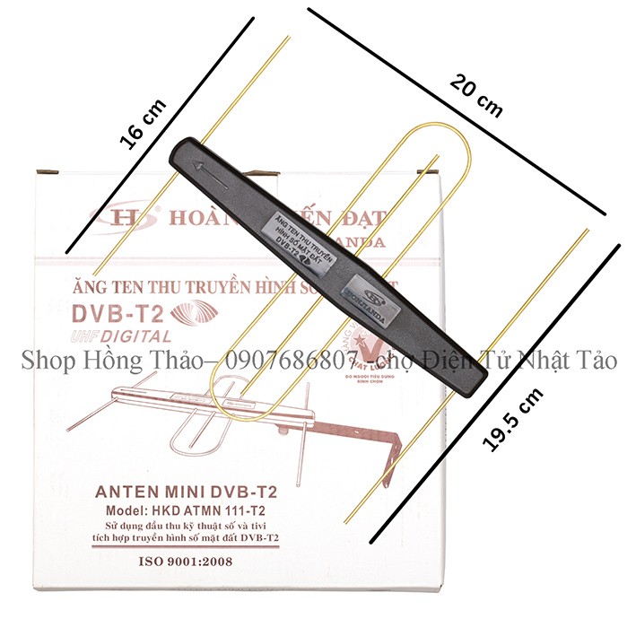 Anten Tivi Kỹ Thuật Số DVB T2 Model 111, 112, 113 T2