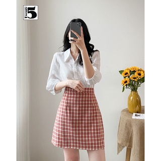 Áo sơ mi nữ cổ đức dáng lửng Twentyfive T1106
