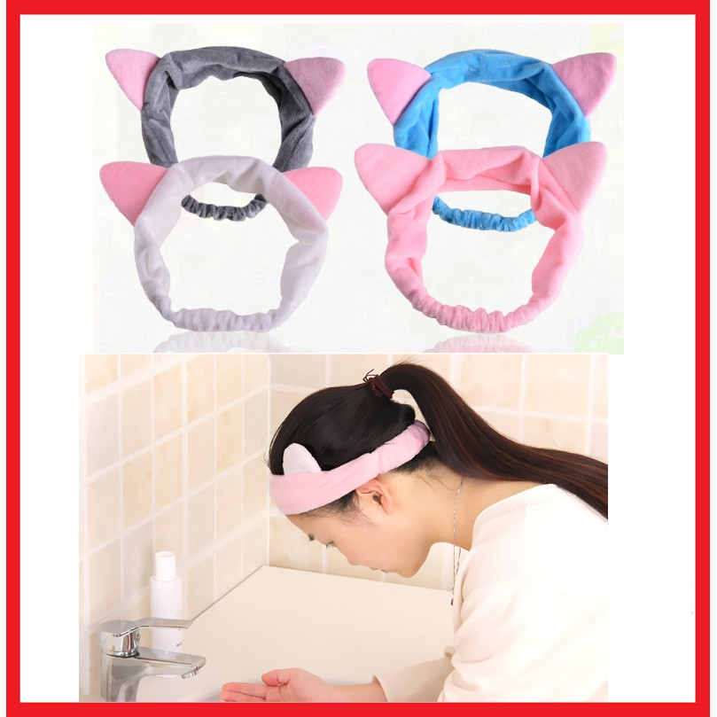 Combo 200 Băng Đô Tai Mèo Cute (Nhiều Màu)