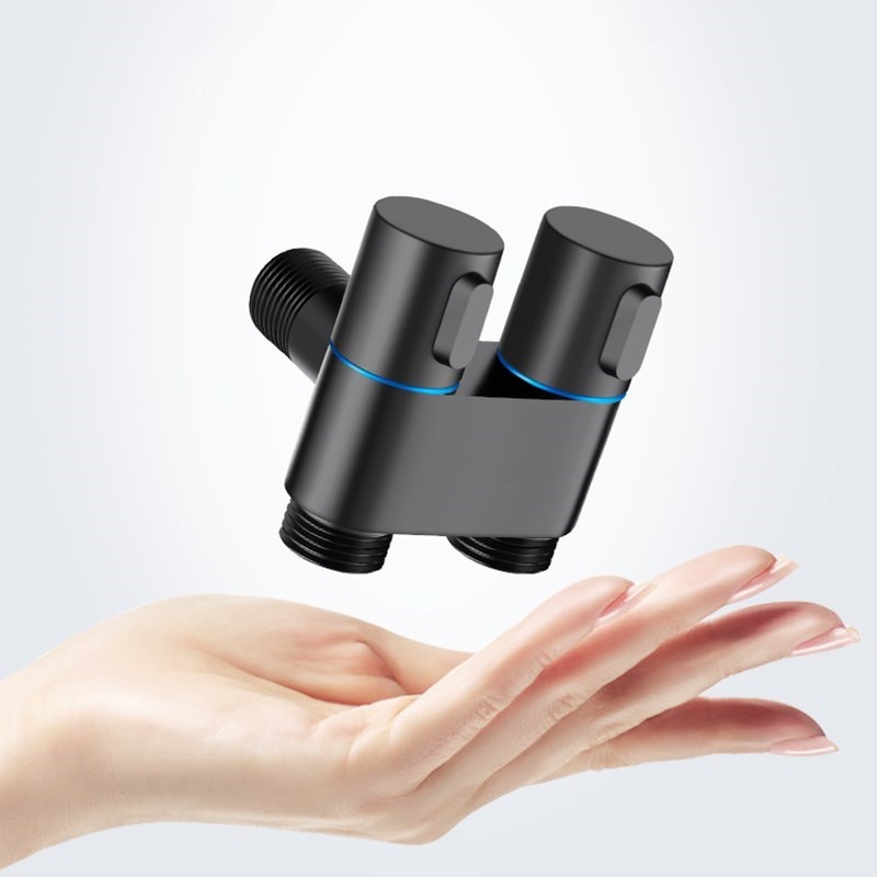 Vòi Nước G1/2 Mini Hình Tam Giác Màu Đen Đa Năng