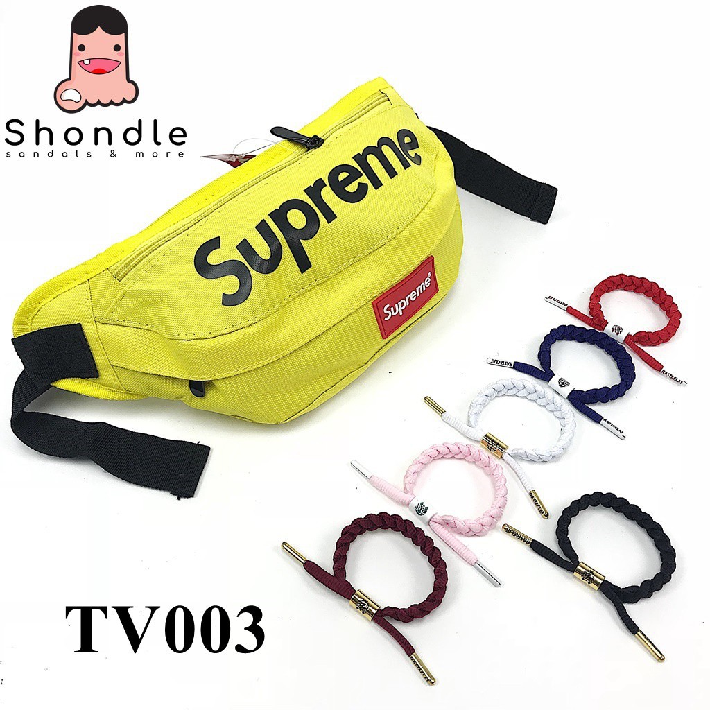 Túi đeo chéo supreme [combo Tặng Vòng Tay][Hình Thật] - TV003