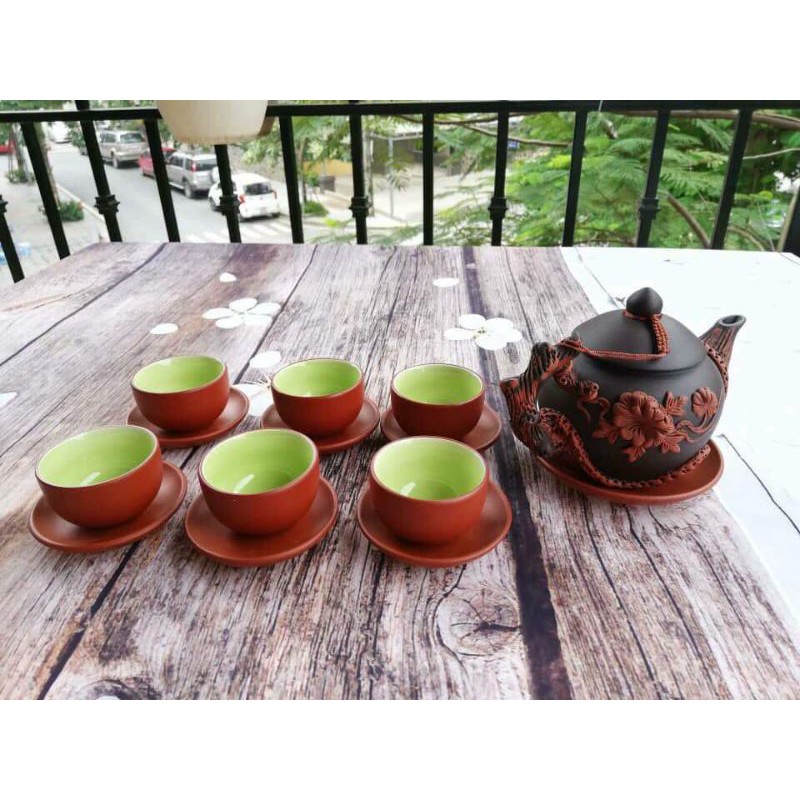 Bộ ấm chén tử sa
