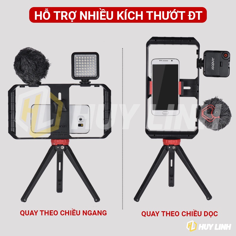 Giá đỡ Ulanzi chống rung Cho điện thoại Ulanzi U-Rig Pro - Sự kết hợp rất nhiều phụ kiện quay video bằng điện thoại | BigBuy360 - bigbuy360.vn