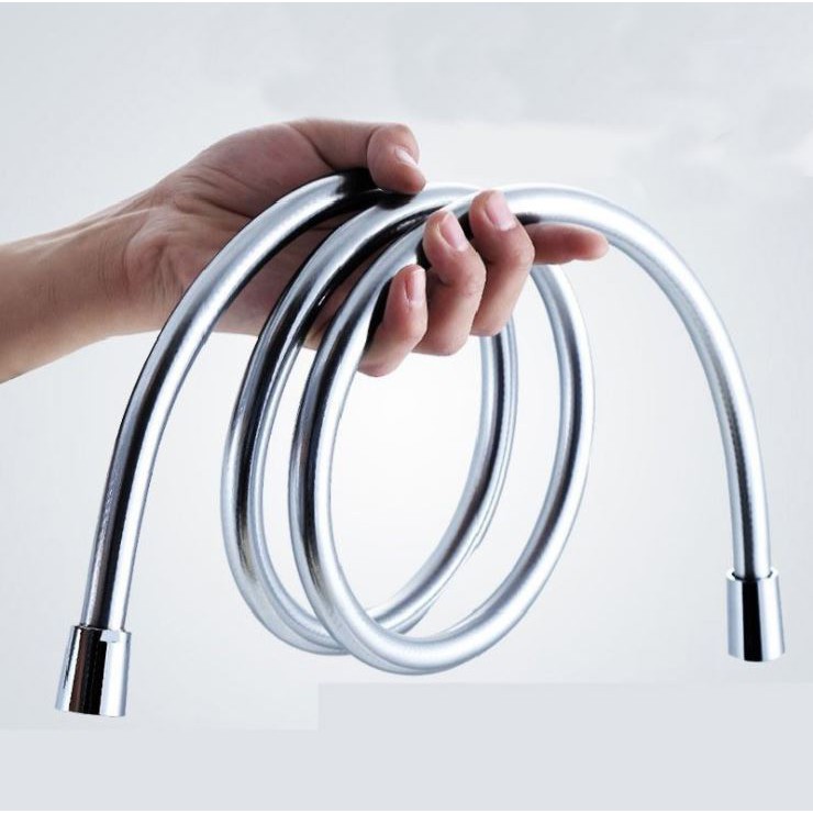 Dây cấp nước , dây sen bằng nhựa PVC cao cấp chịu áp suất cao dài 1.5m, dây nối vòi hoa sen
