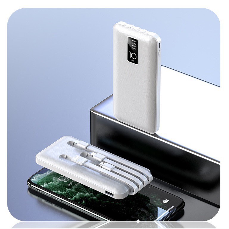 Sạc Dự Phòng Đa Năng 20000 mAh - CÓ sẵn 4 chân sạc