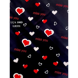 VẢI LỤA 100D LẬP THỂ - MAY ĐỒ BỘ MẶC NHÀ PIJAMA - 1 MÉT X 1M5