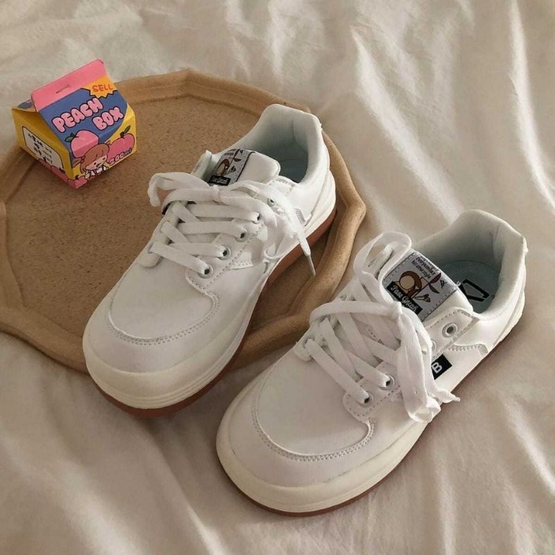 Giày Sneaker Basic Phong Cách Ulzzang Hàn Quốc