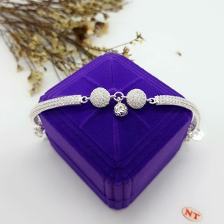 Lắc cẩm tú cầu đôi hàng cao cấp
