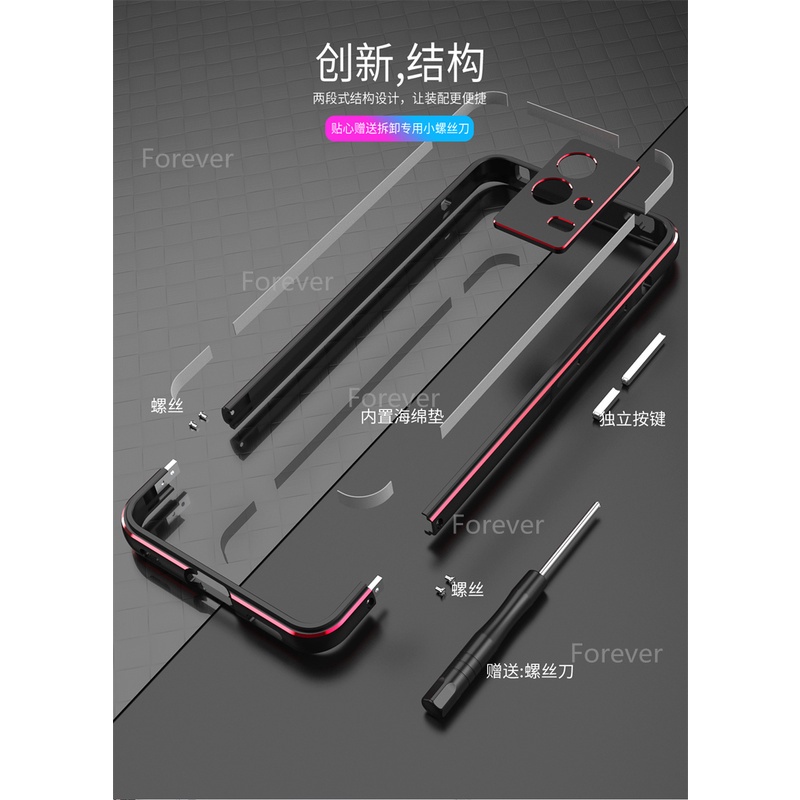 Ốp điện thoại khung kim loại bảo vệ màn hình cho Sony Xperia 1 10 iii Case Xperia1 Xperia10 ii XZ2 XZ3 XZ4