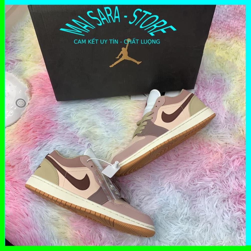 Giày nữ jordan cổ thấp trà sữa, giày JD1 cổ thấp màu mới full phụ kiện hàng cao cấp, full size 36-43/Maisara store | BigBuy360 - bigbuy360.vn
