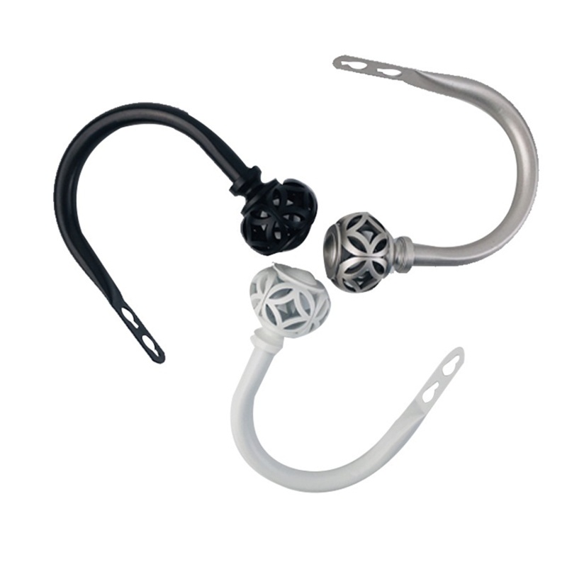 Set 2 Giá Đỡ Treo Rèm cửa sổ Kèm Ốc Vít Cố Định