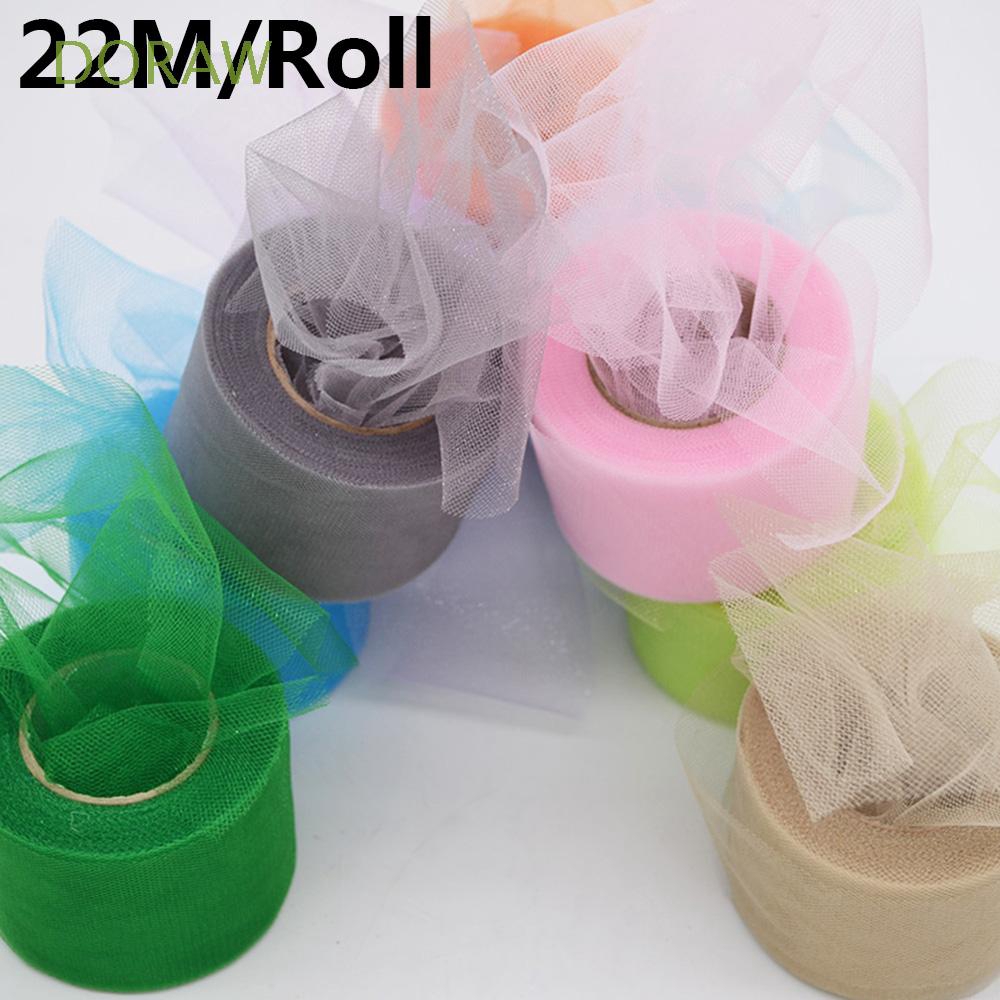 Cuộn dây ruy băng vải lụa 22m dành cho trang trí tiệc tùng sự kiện