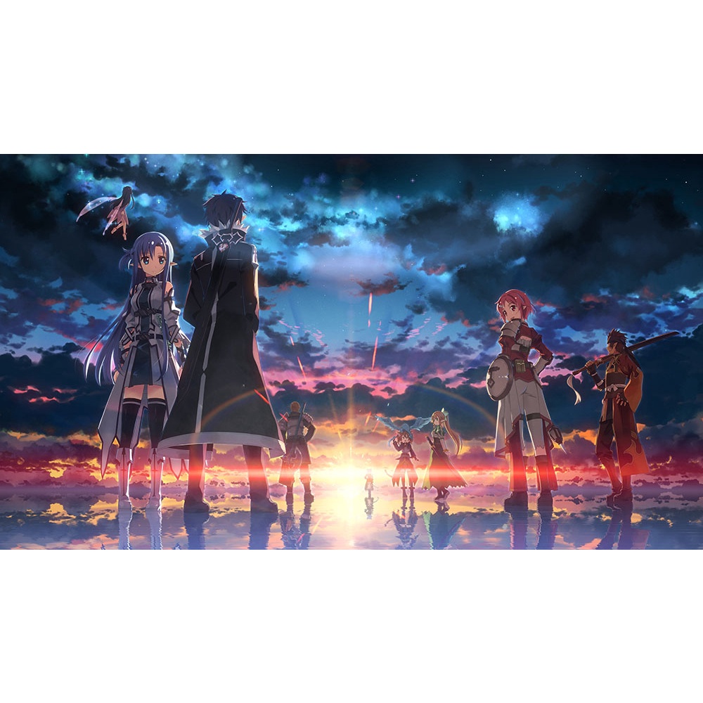Poster A2, A3, A4 dán tường Anime, decal trang trí có keo SWORD ART ONLINE II - Mẫu 1