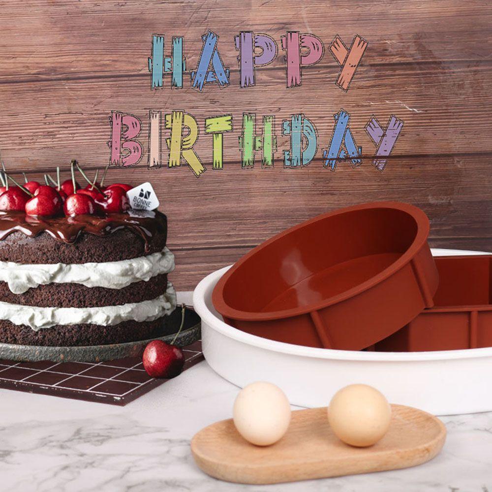 CONOPERY Khay Nướng Bánh Hình Tròn / Vuông / Trái Tim DIY