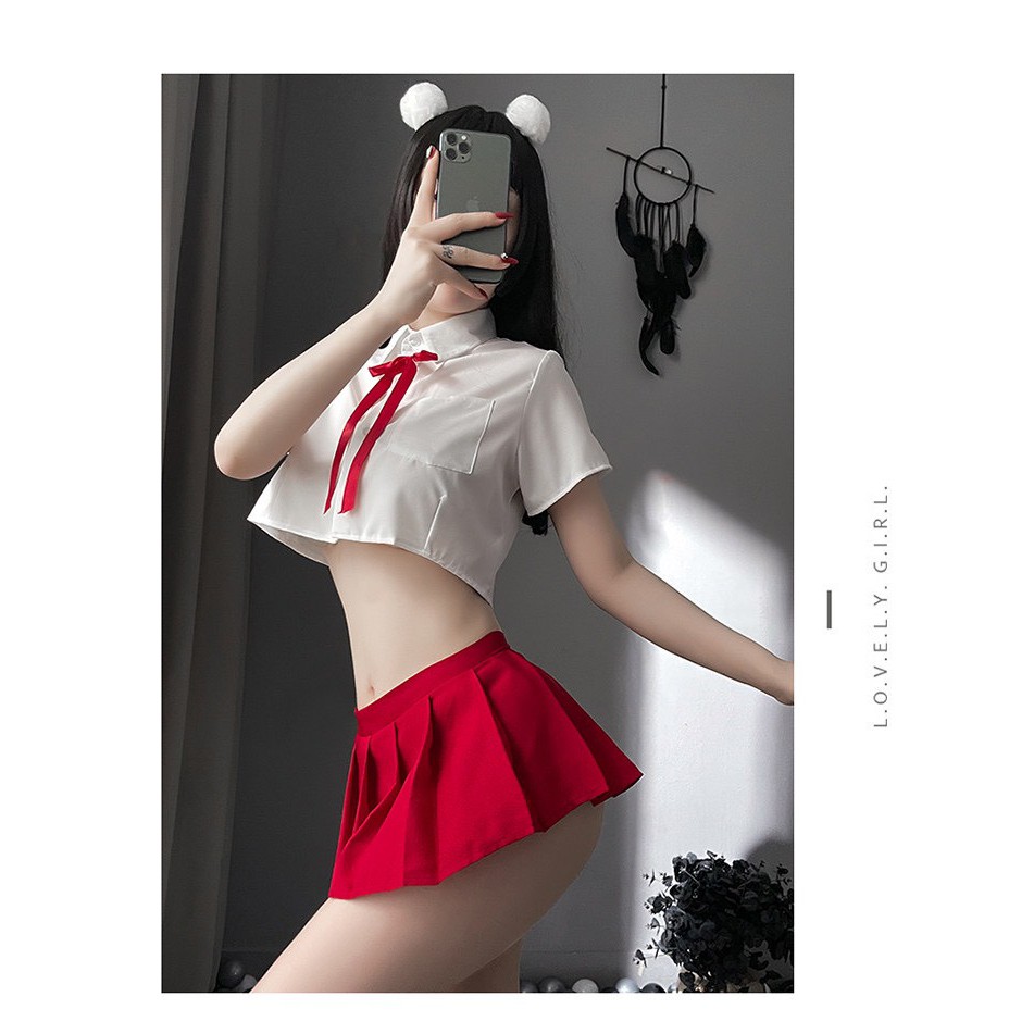 ♥️[Q11.HCM♥️ [LL 393]- COSPLAY NỮ SINH SEXY - VÁY NGỦ SEXY - CÔ CHỦ NHỎ | BigBuy360 - bigbuy360.vn