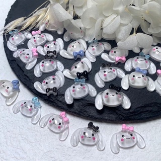 Set phụ kiện trang trí móng chó tai nơ