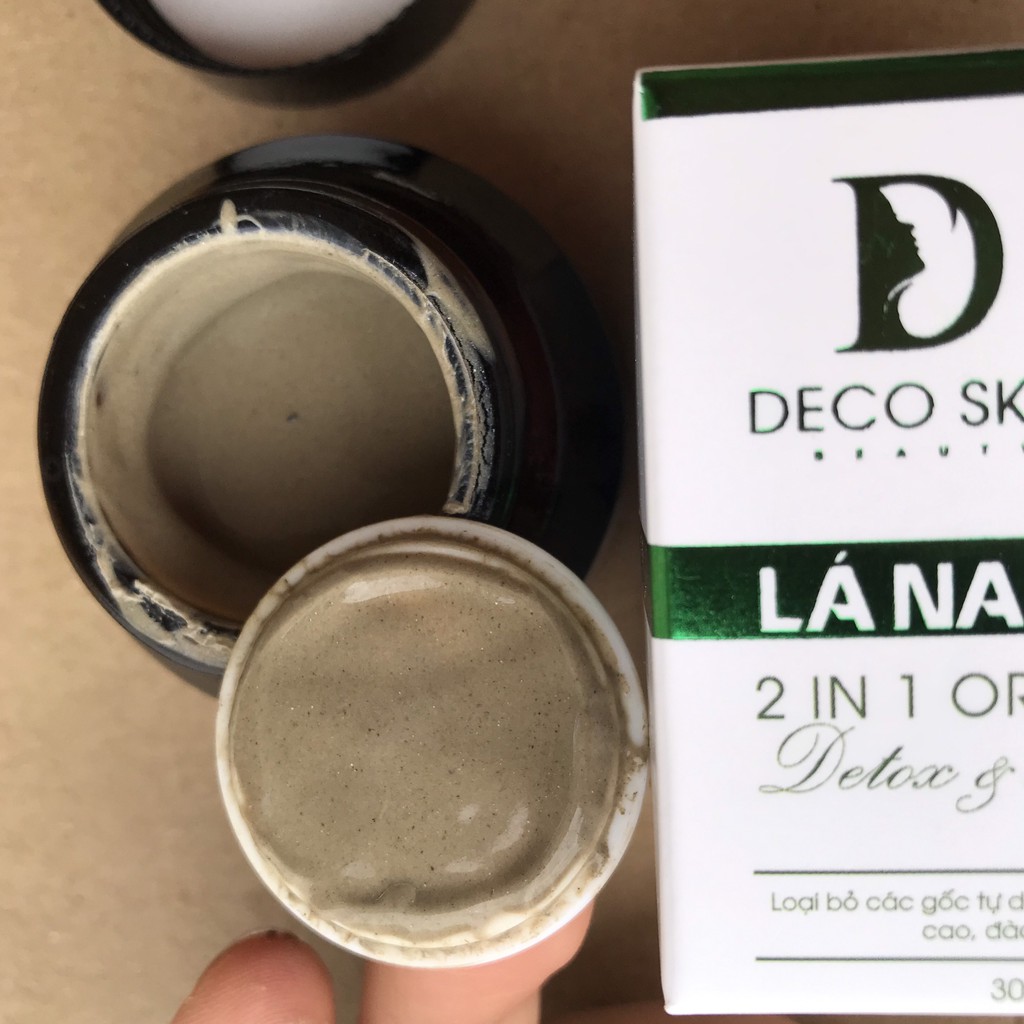 Lá Nam 2 In 1 Organic Detox & Peeling - Thải độc cho da nhiễm corticoid, tẩy da chết, tắm trắng da - Lá Nam Acnes