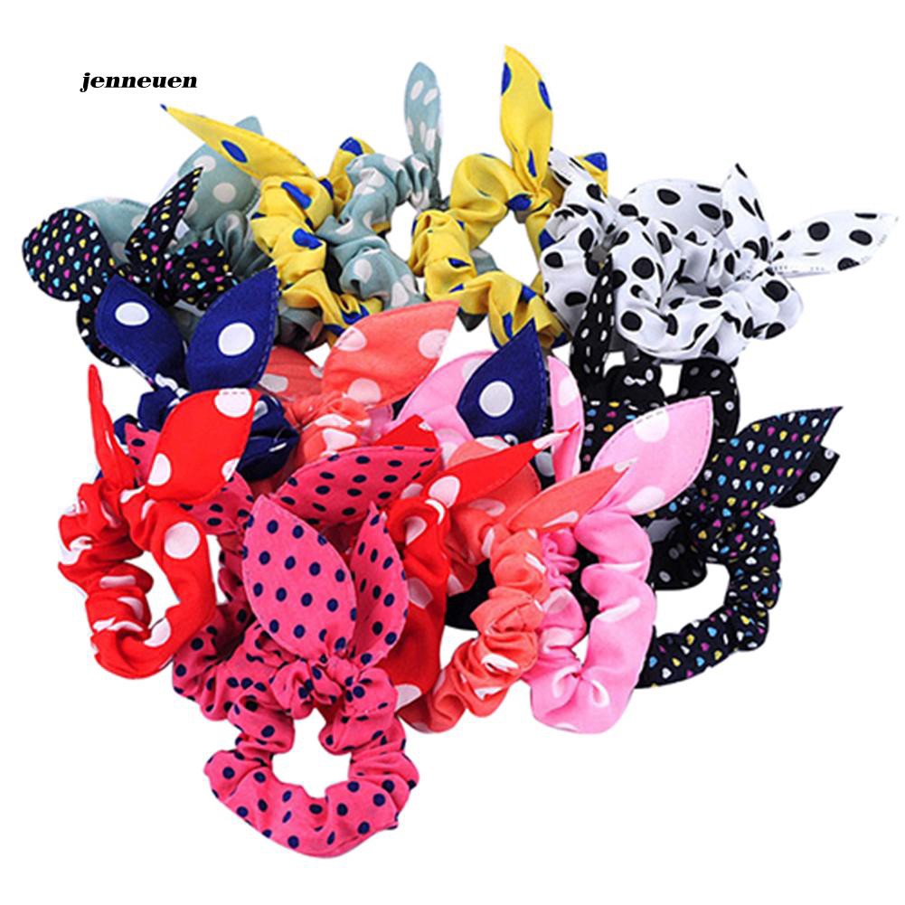 Dây cột tóc có chi tiết tai thỏ dễ thương