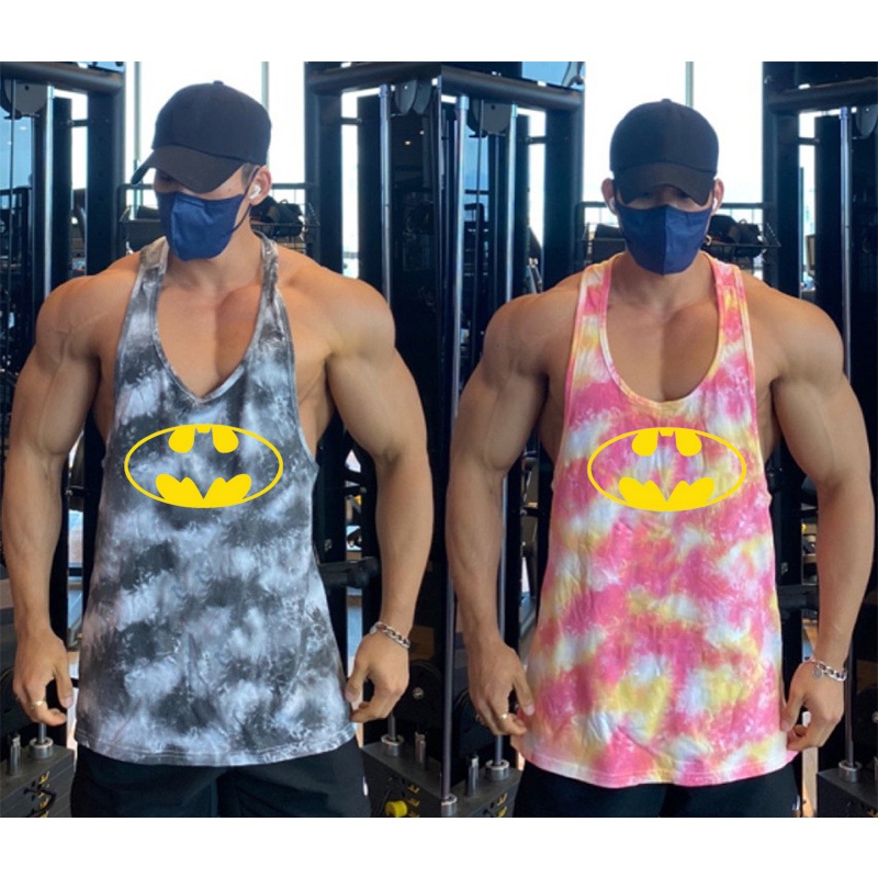 Áo Thun Ba Lỗ Họa Tiết Rằn Ri Phối Lưới Thoáng Khí Thời Trang Mùa Hè Cho Nam