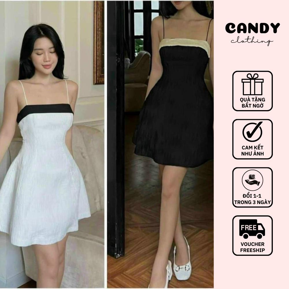 Đầm nữ 2 dây siêu tôn dáng Candy Clothing