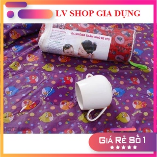 Ga chống thấm Loại có hoạ tiết hoa văn - giúp cho bé ngủ ngon ban đêm