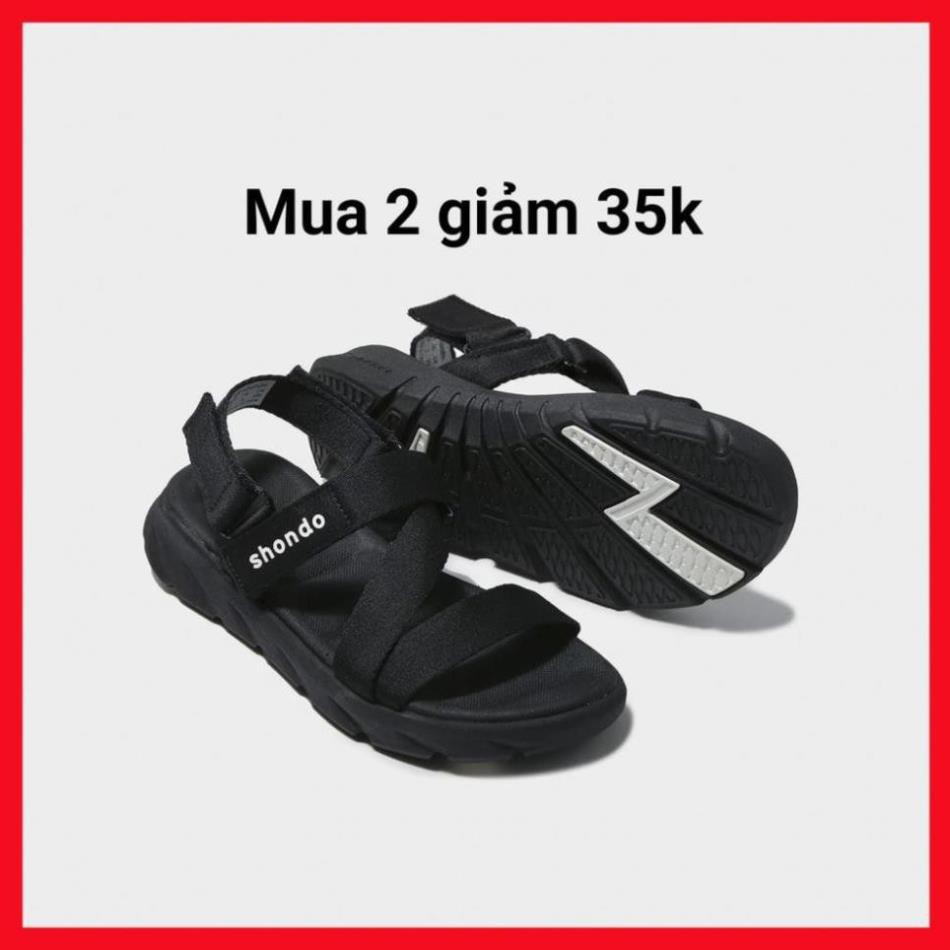 (  Bán Chạy ) SHAT | Giày Sandal Màu Đen Shat Shondo F6S301 😍 . 2020 new . 💯 ་ :