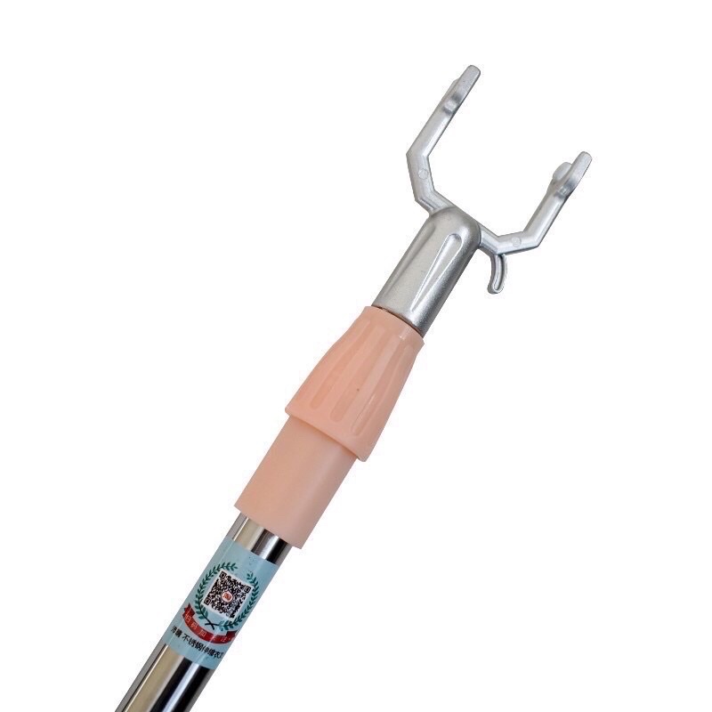 Cây phơi quần áo rút gọn - gậy phơi quần áo, lấy đồ trên cao kéo dài 1m4