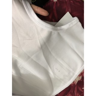Áo nịt Kabiny lửng có viền, vải 1 lớp thoáng mát