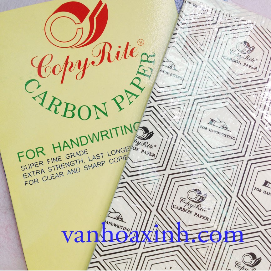 Giấy than trắng, xanh đen và đen (chọn loại) carbon paper Thái Lan