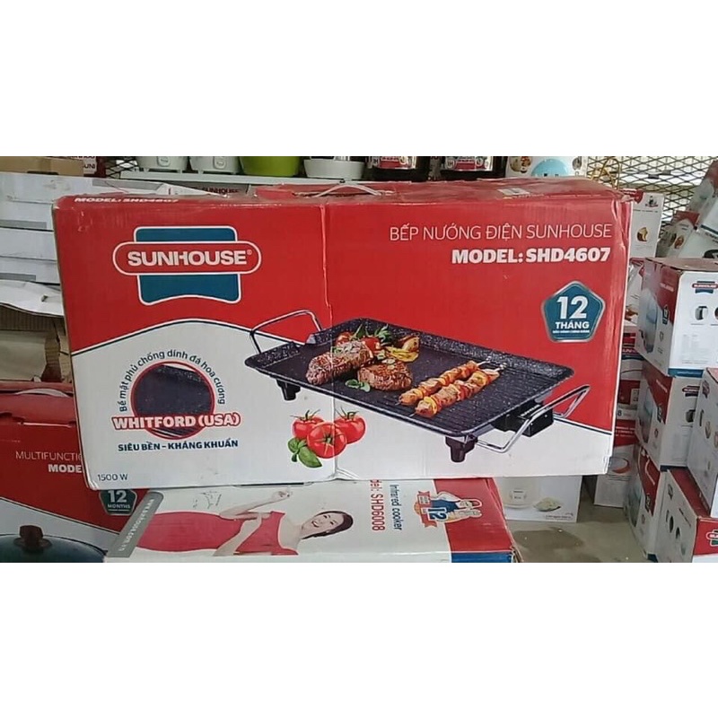 Bếp nướng điện Sunhouse SHD:4607 ( bếp nướng điện không khói)